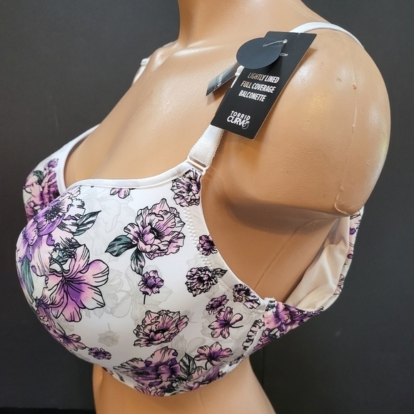 Torrid 42D Lightly Lined Full Coverage Balconette Bra - NWT - Picture 6 of 9